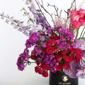 Opulent Box by Black Tulip Flowers