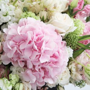 Pastel Blooms with Box by Black Tulip Flowers