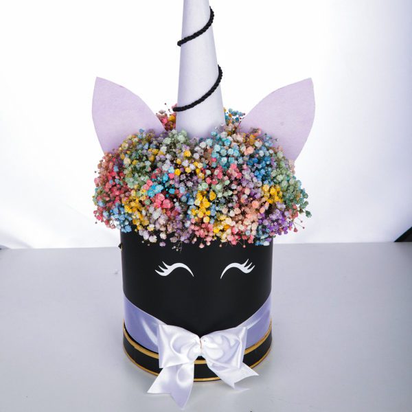 Peaceful Rainbow flower box by Black Tulip Flowers