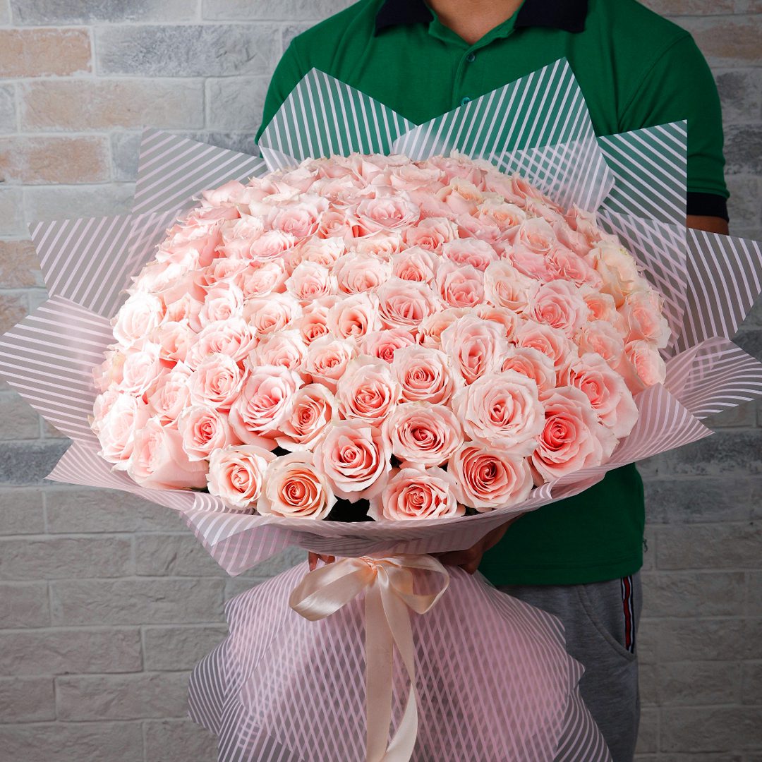 Pink Elegance bouquet by Black Tulip Flowers