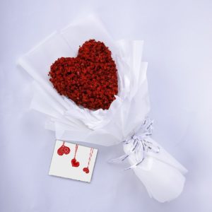 Pure Heart flower bouquet by Black Tulip Flowers