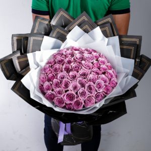 Purple Majesty bouquet by Black Tulip Flowers.