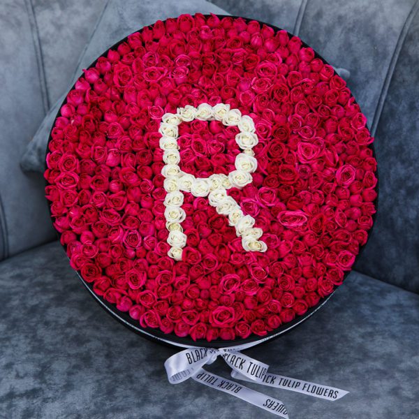 Ravishing Round Arrangement in a Box