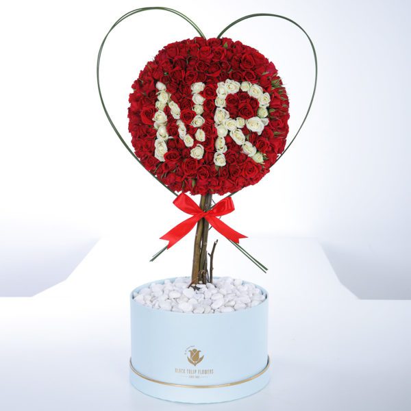 Red Couple Bouquet by Black Tulip Flowers