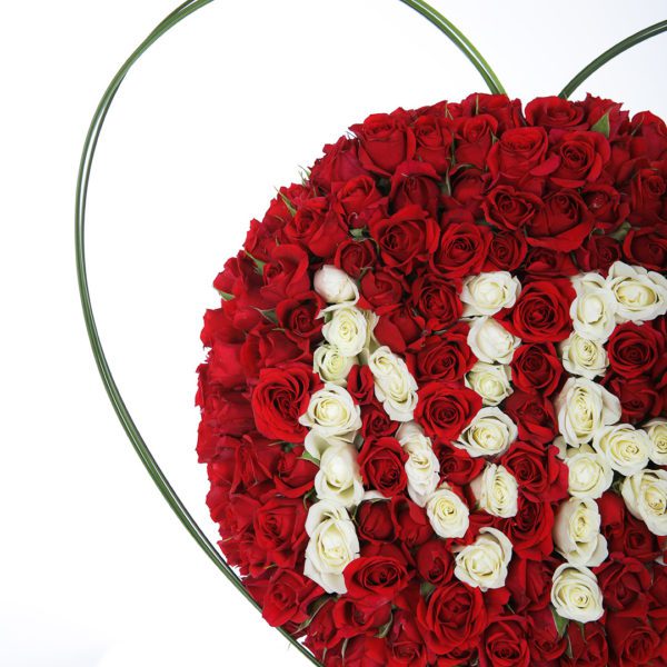 Red Couple Bouquet by Black Tulip Flowers