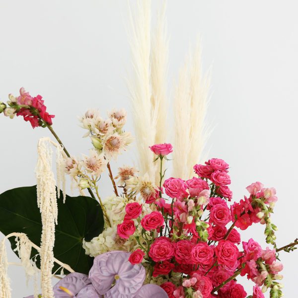 Sweet Lilac flower box by Black Tulip Flowers