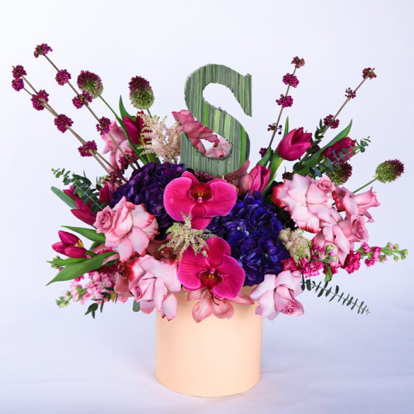 Sweet Superior flower box by Black Tulip Flowers.