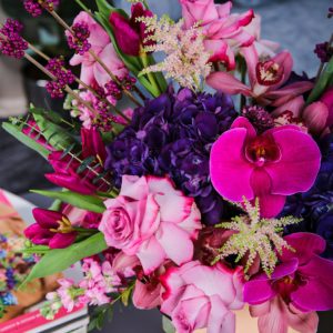 Sweet Superior flower box with Patchi by Black Tulip Flowers.