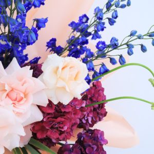 Sweet Violet bouquet by Black Tulip Flowers