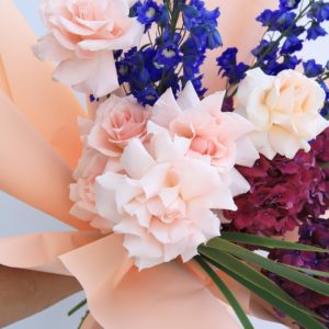 Sweet Violet bouquet by Black Tulip Flowers