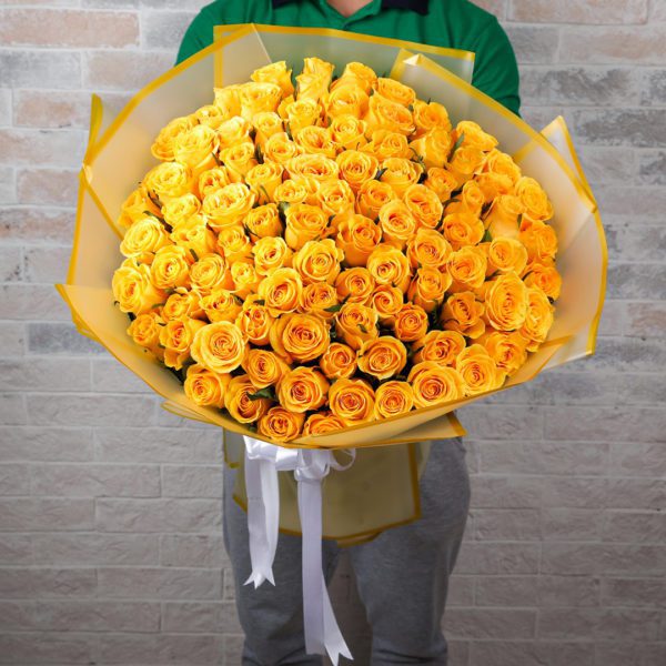 Yellow Delight bouquet by Black Tulip Flowers.