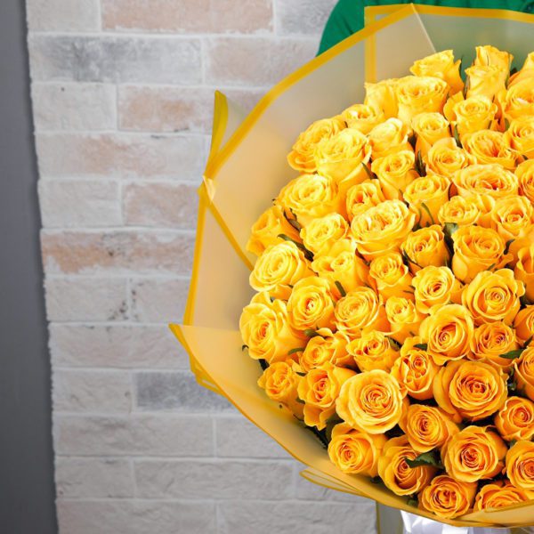 Yellow Delight bouquet by Black Tulip Flowers.