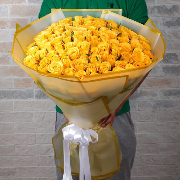 Yellow Delight bouquet by Black Tulip Flowers.