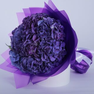 Compassionate Hydrangea bouquet by Black Tulip Flowers