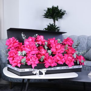Compassionate Surprise flower box by Black Tulip Flowers