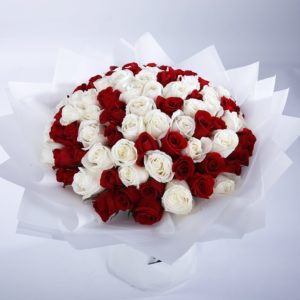 Cream and Romance bouquet by Black Tulip Flowers
