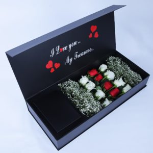 My Treasure by Black Tulip Flowers