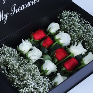 My Treasure by Black Tulip Flowers