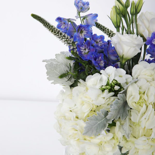 Pleasing Centerpiece by Black Tulip Flowers