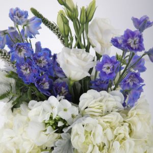 Pleasing Centerpiece by Black Tulip Flowers