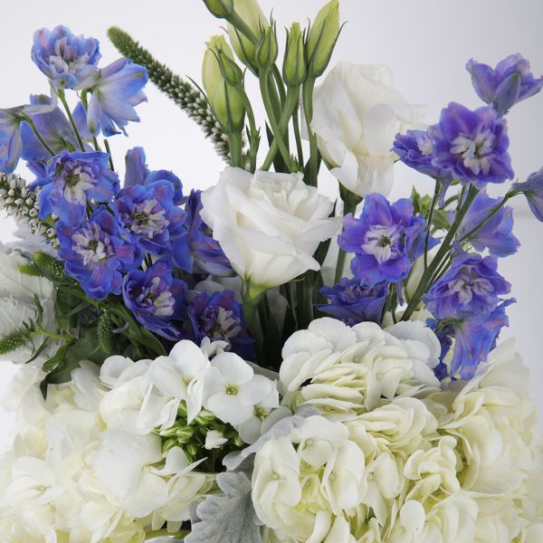 Pleasing Centerpiece by Black Tulip Flowers