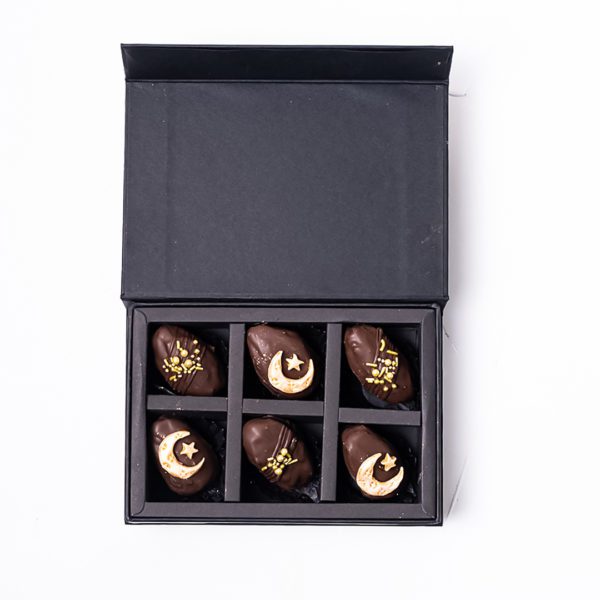 6 pcs chocolate Dates by NJD 2