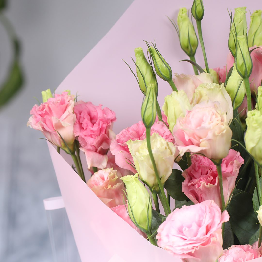 Lisianthus Pink Bouquet 3