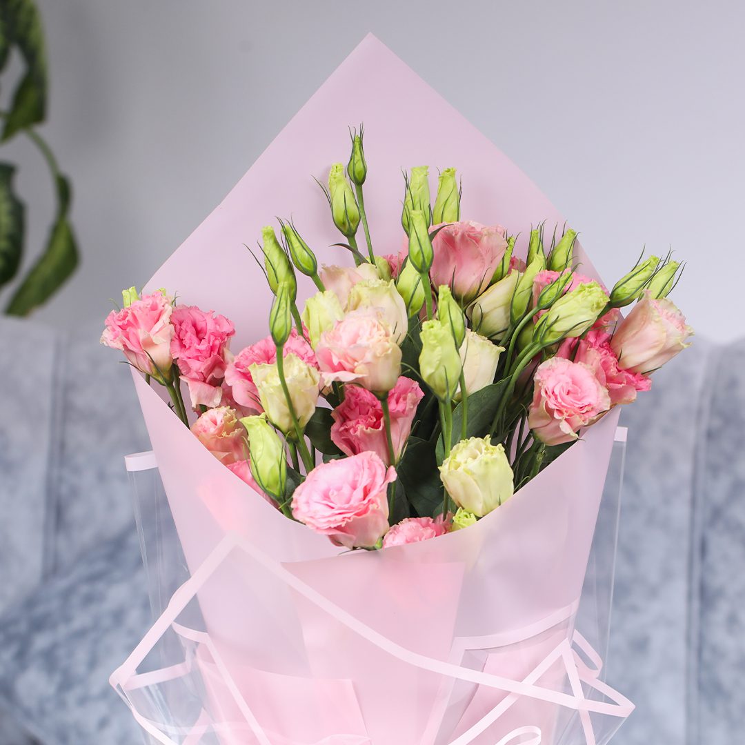 Lisianthus Pink Bouquet 4