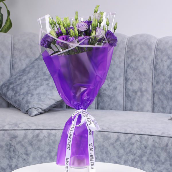Lisianthus Purple Bouquet 1
