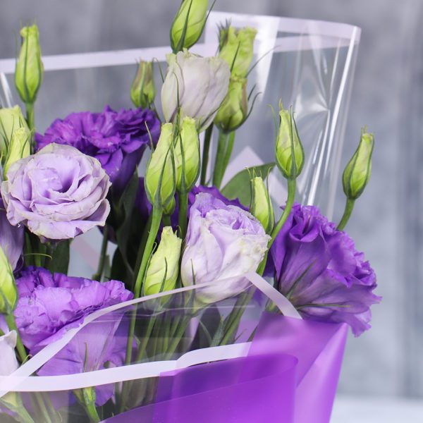 Lisianthus Purple Bouquet 6