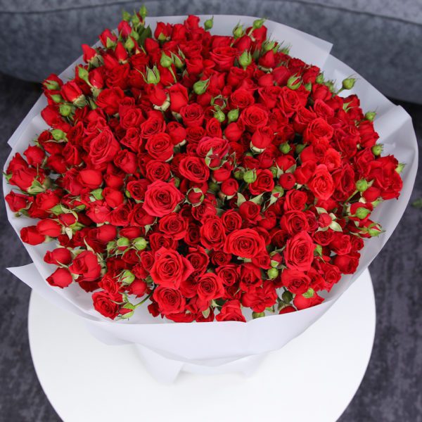 Ravishing Red Spray Rose
