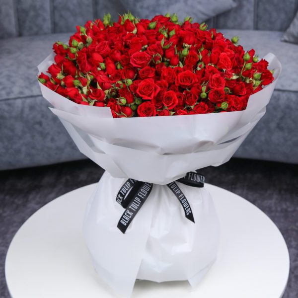 Ravishing Red Spray Rose 4