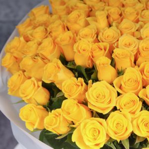 Yellow Shiny Roses