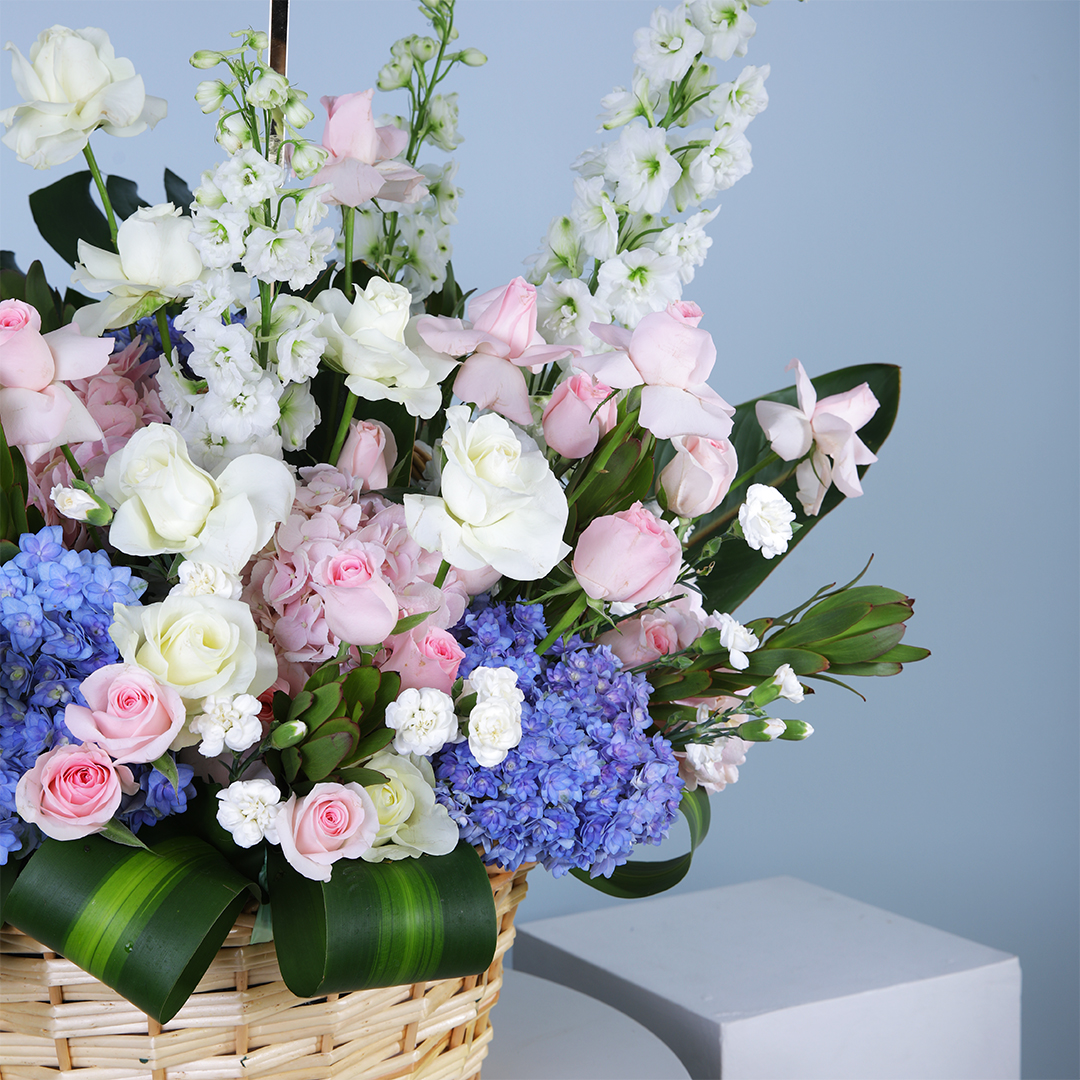 EID Wish Basket Flower Basket