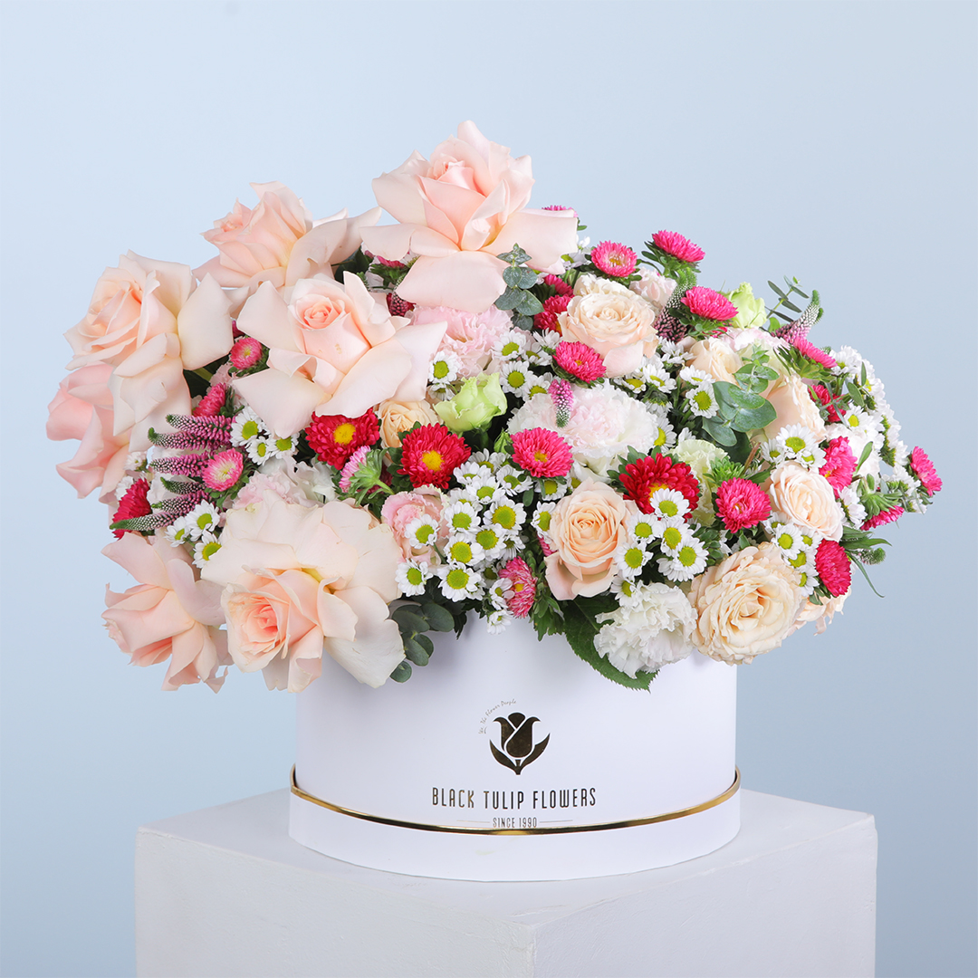 Peach & Green Harmony Bouquet