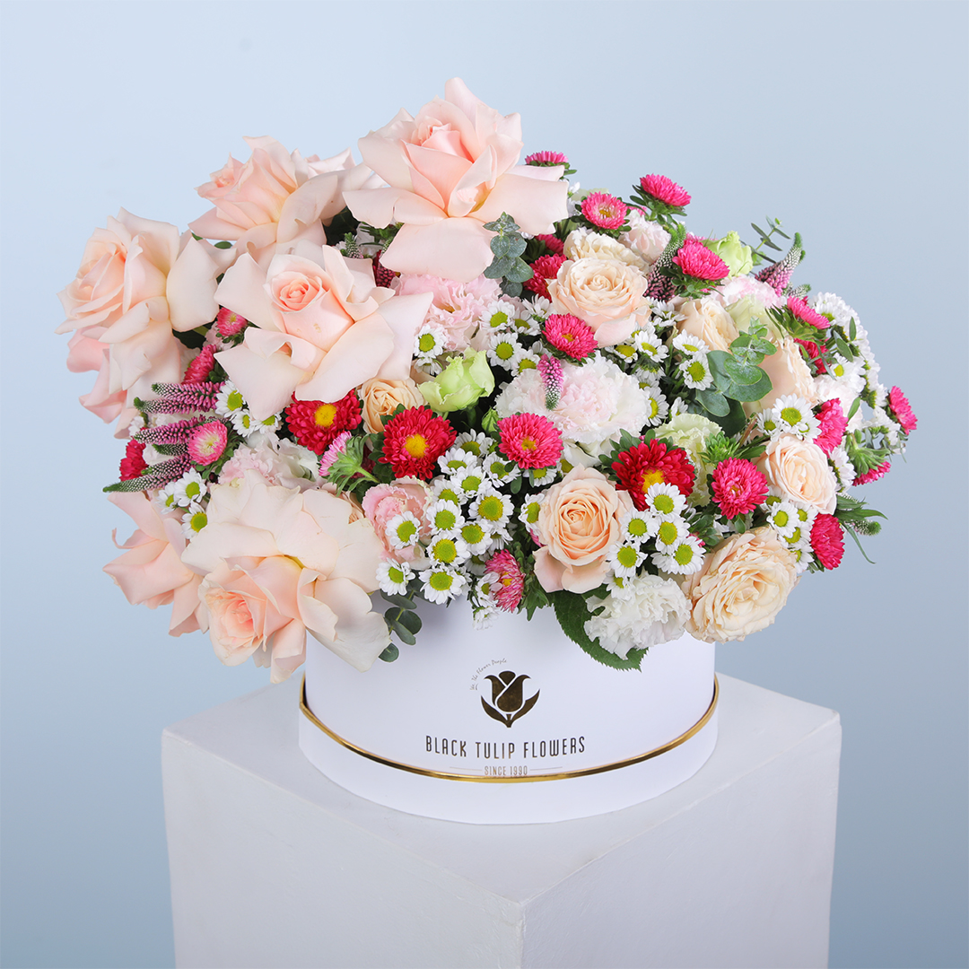 Peach & Green Harmony Bouquet