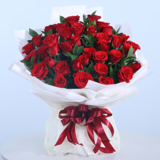 red roses bouquet
