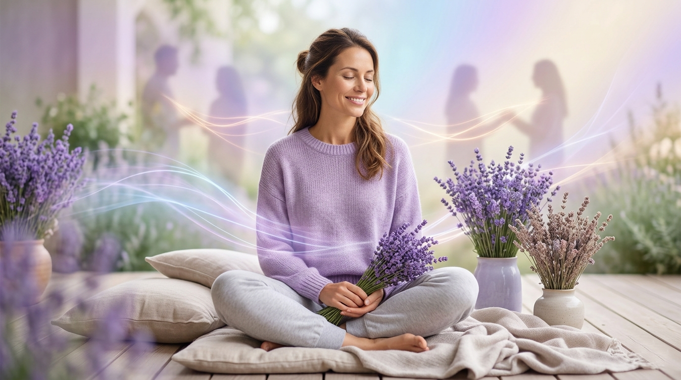 Confident woman staying calm under stress, showing emotional strength and resilience