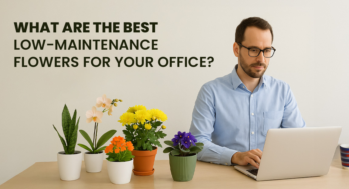 What Are the Best Low-Maintenance Flowers for Your Office?