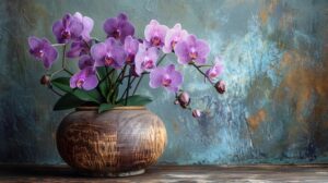 elegant orchid display stockcake