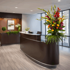 Flower Arrangement for Reception Desk Your First Impression