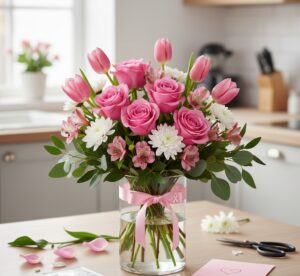 Step by step Your DIY Breast Cancer Awareness Bouquet 15 Minutes 2 11zon e1759225637452