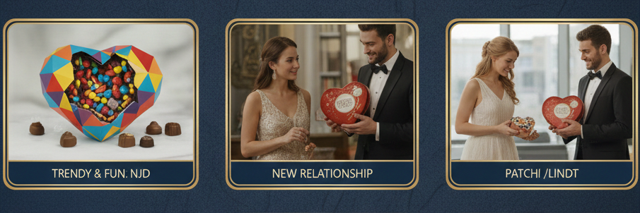 A simple 5-second guide helping you pick the perfect brand for your Valentine’s gift.