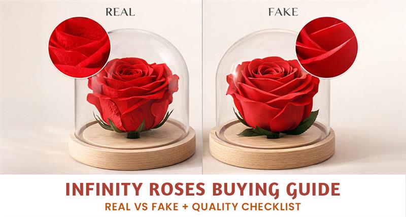 Infinity Roses Buying Guide Real vs Fake Quality and More