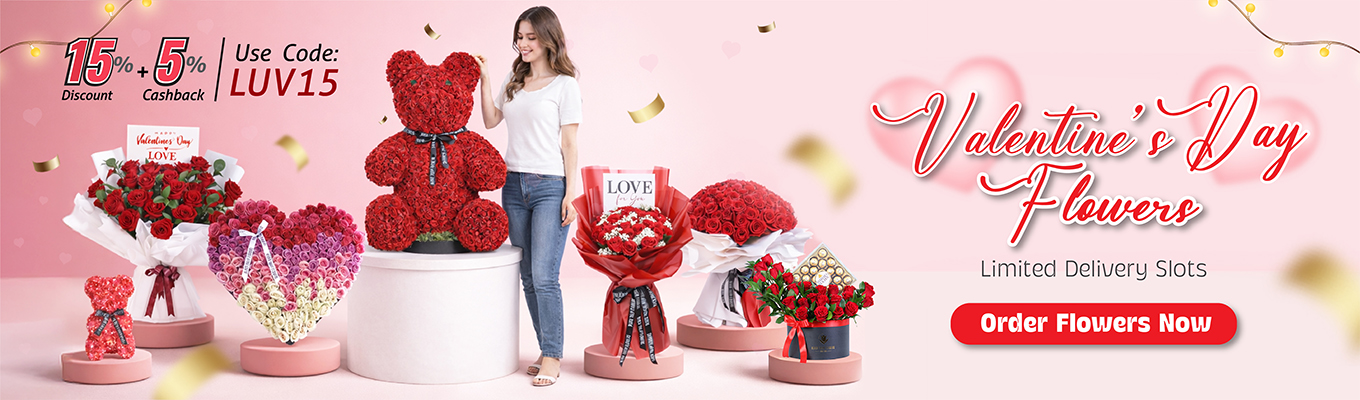 valentines day flowers dubai