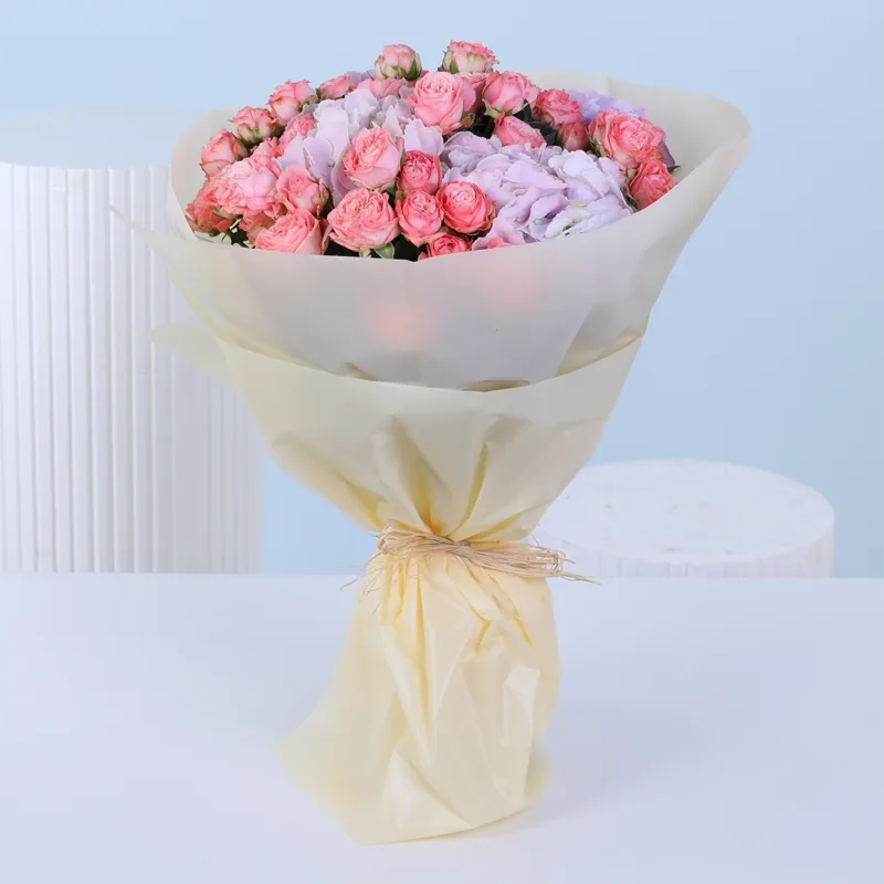 peach twilight elegance bouquet 02