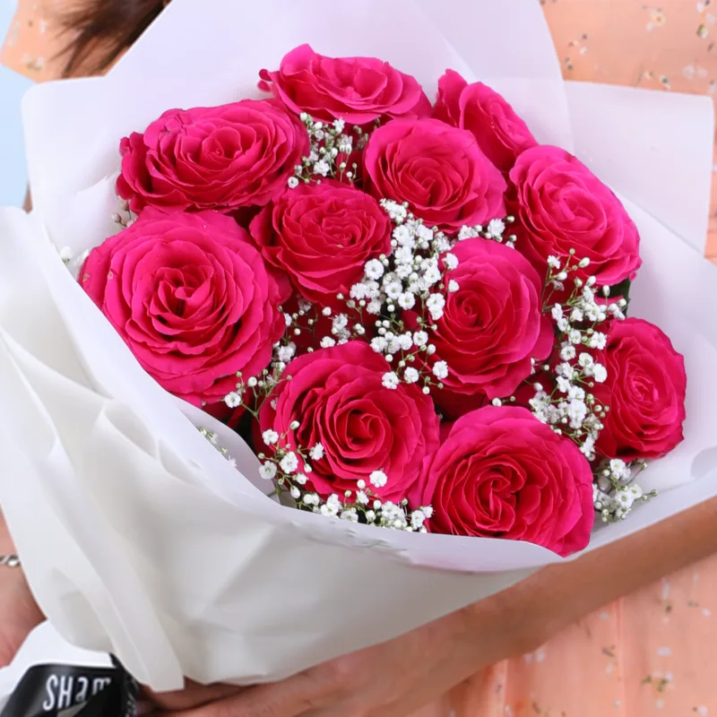 royal-pink-roses-bouquet_02 royal pink roses bouquet 02