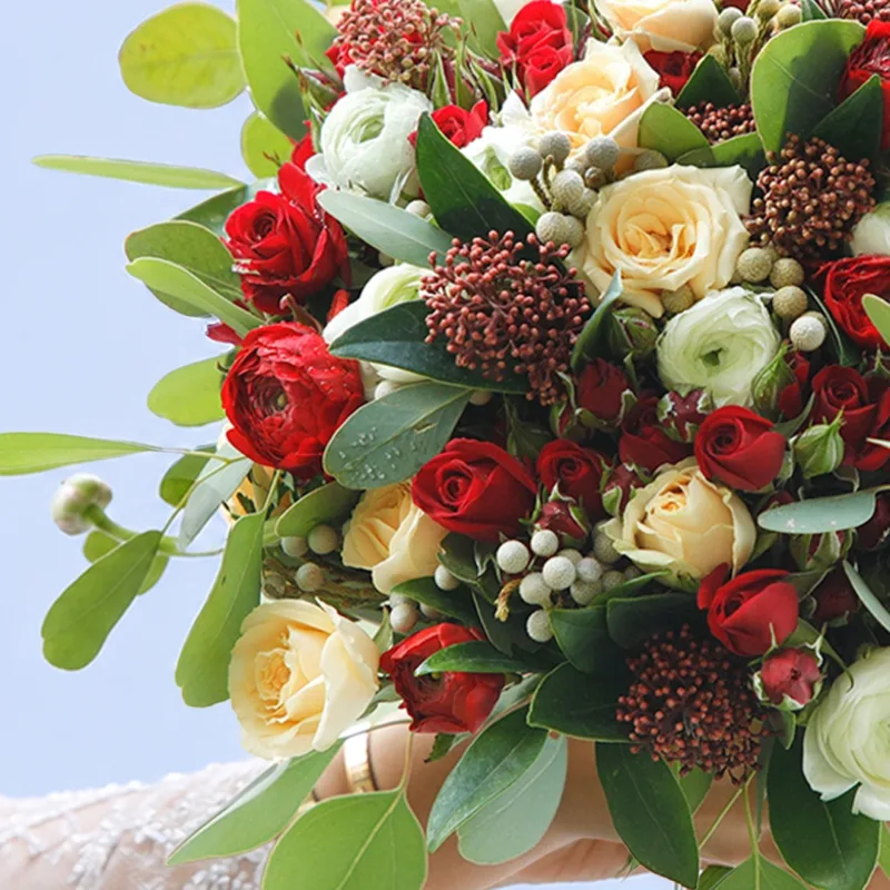 crimson-silk-bridal-bouquet_04 crimson silk bridal bouquet 04