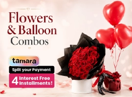 flowers and balloons