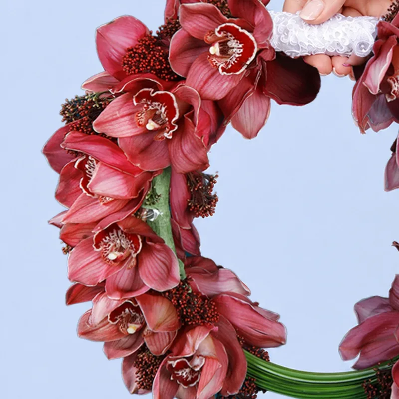 orchid charm bridal bouquet 03
